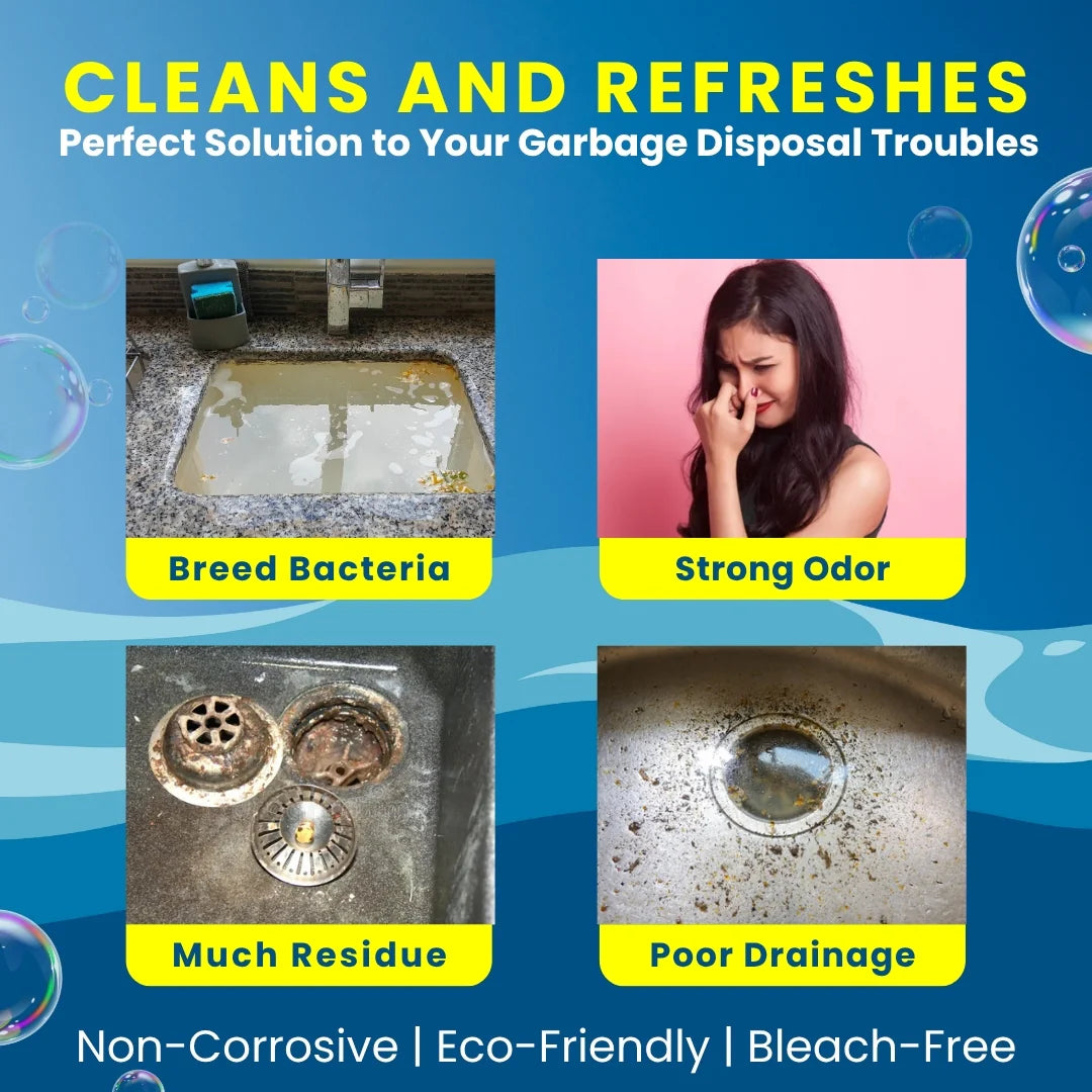 LemonBlast Yellow Bubble Tablets – Odor Eliminator + Blockage Remover BUY 1 GET 1 FREE