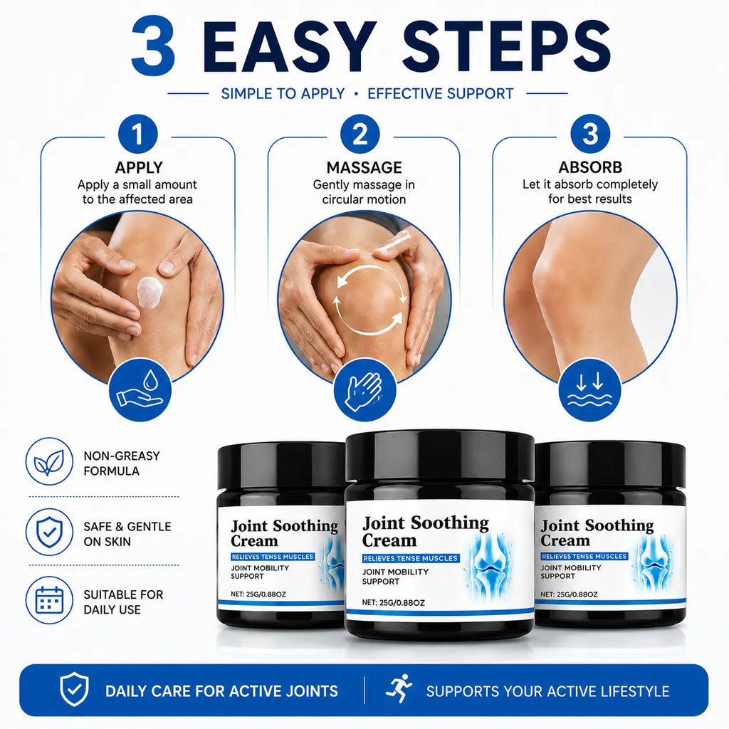 PACK OF 3 Joint Relief Cream – Back, Shoulder & Knee Support