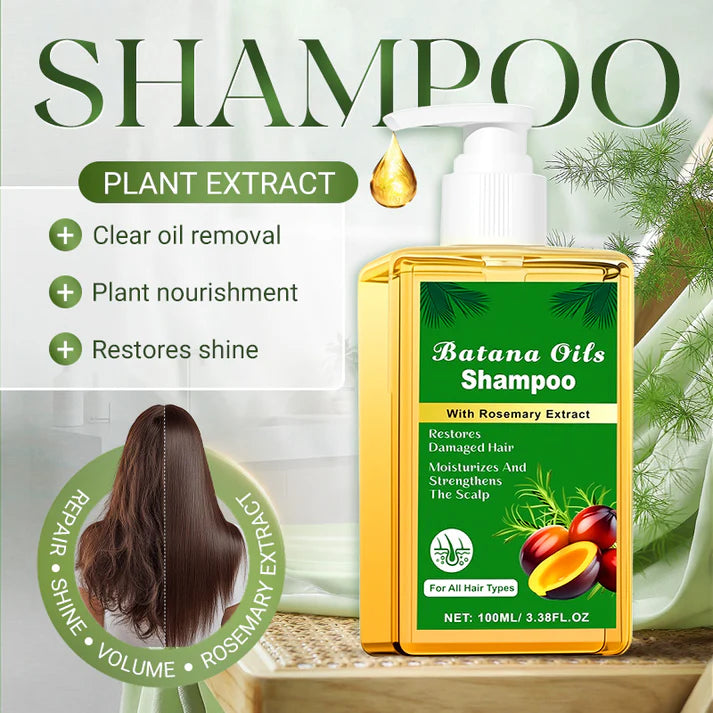 Batana Hair Oil Shampoo with Rosemary Extract (Pack of 2)
