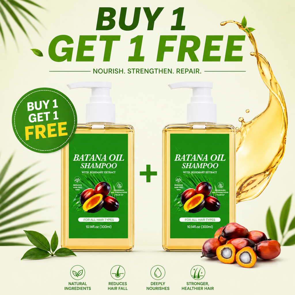 Batana Hair Oil Shampoo with Rosemary Extract (Pack of 2)