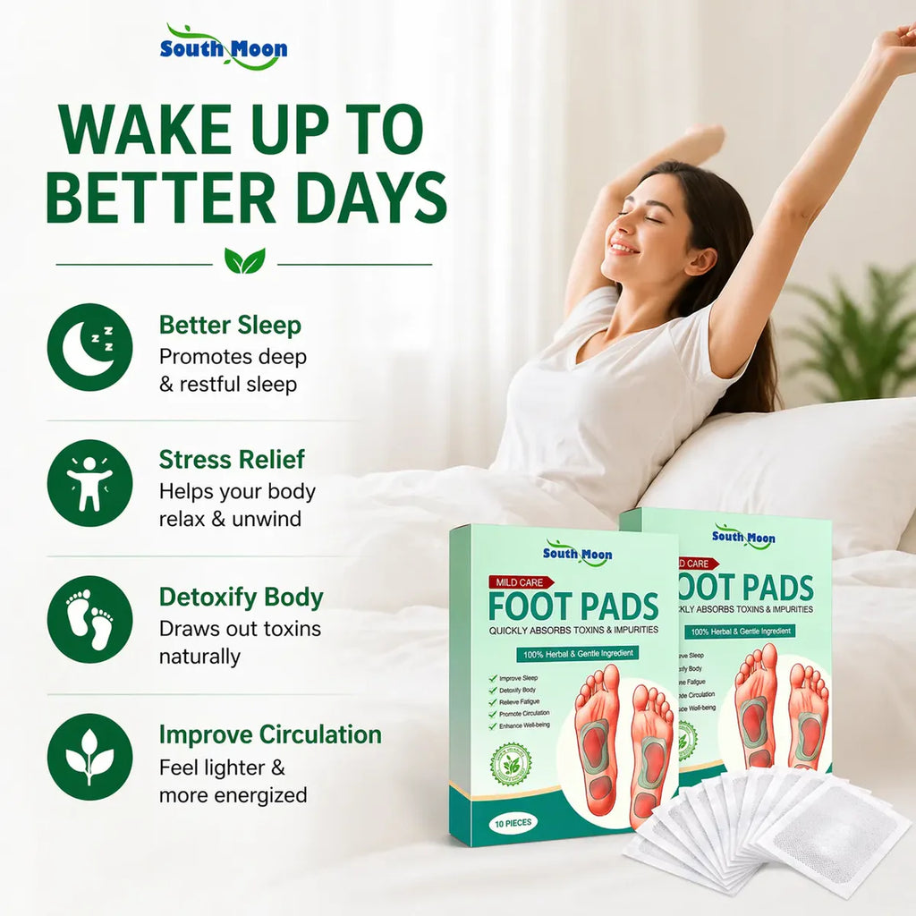 100% Herbal & Gentle Detox Foot Patches (Buy 1 Get 1 Free)