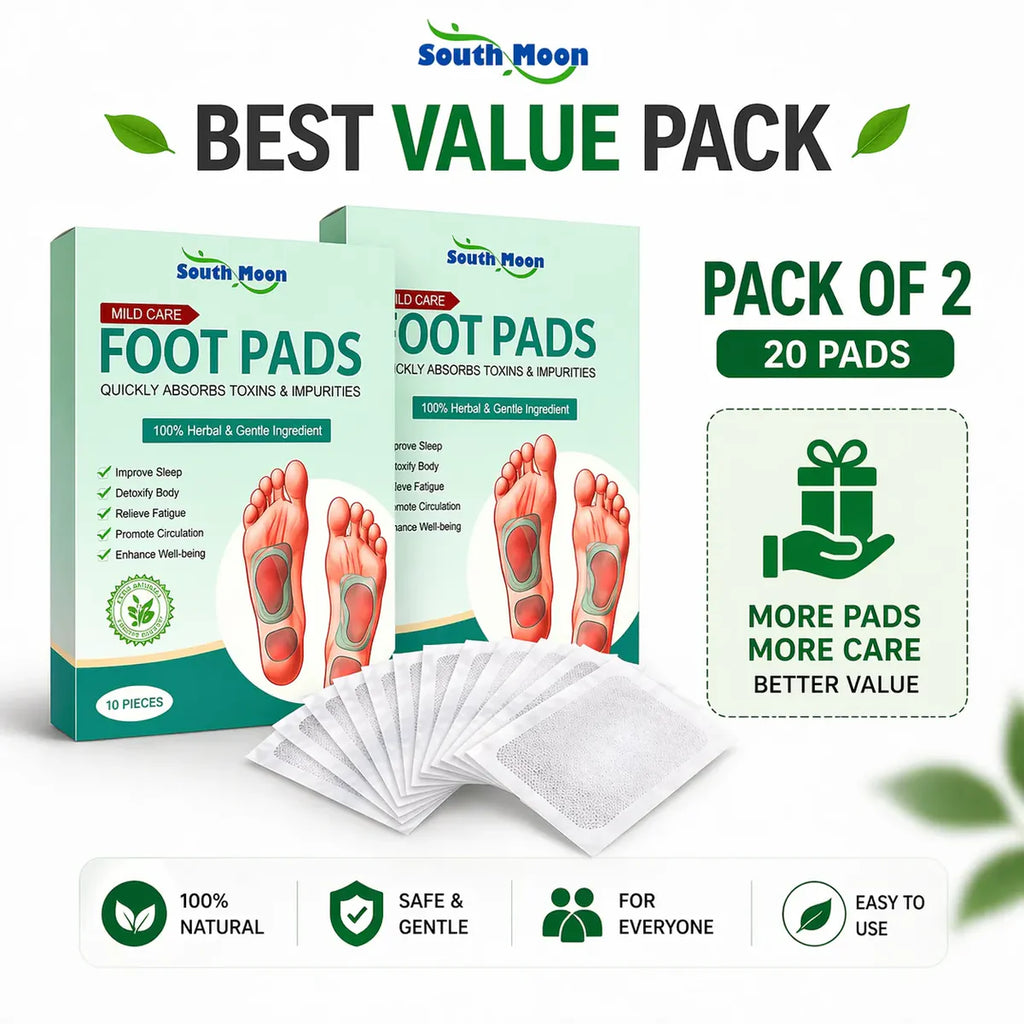 100% Herbal & Gentle Detox Foot Patches (Buy 1 Get 1 Free)