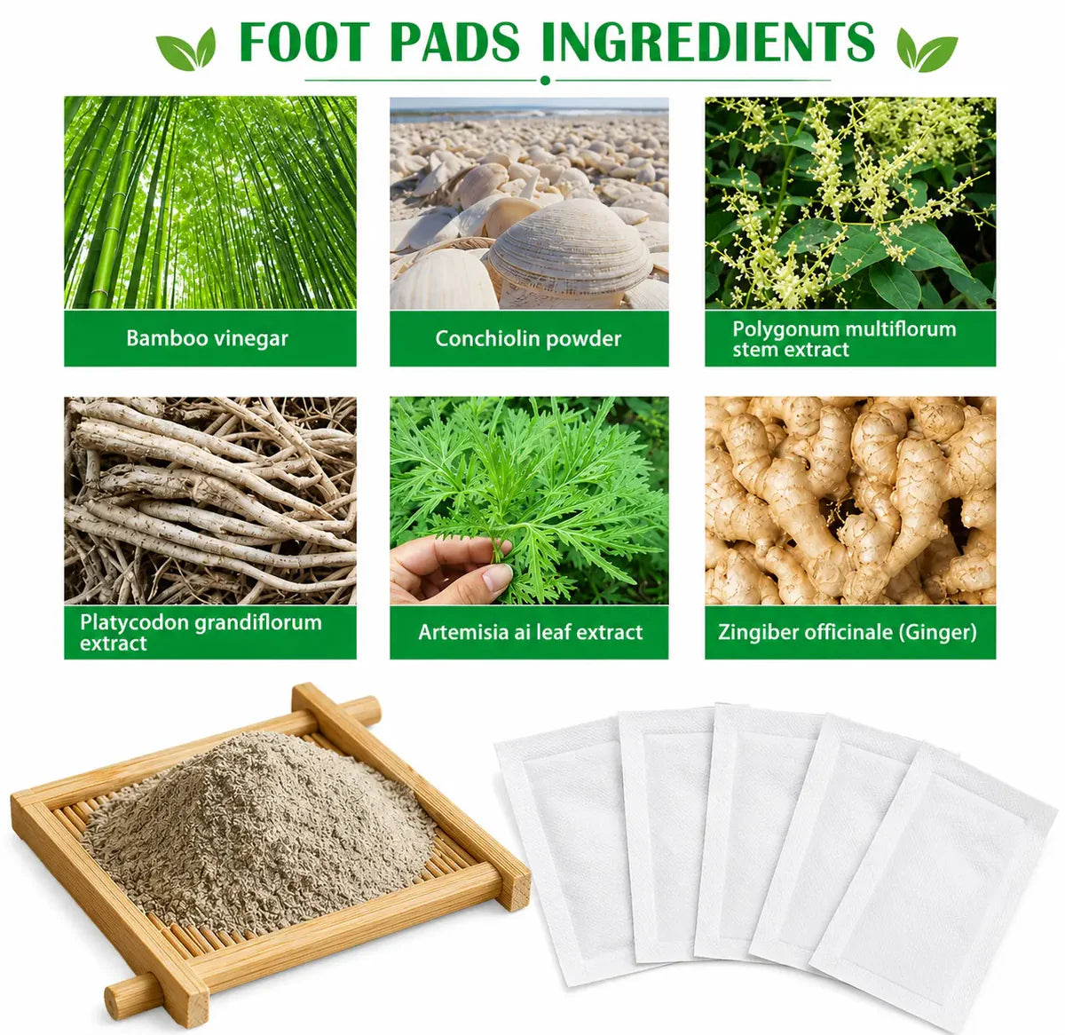 100% Herbal & Gentle Detox Foot Patches (Buy 1 Get 1 Free)