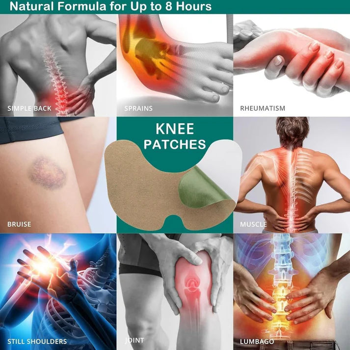 Herbal Knee Relief Patches – Fast Comfort Support (10 Pieces)